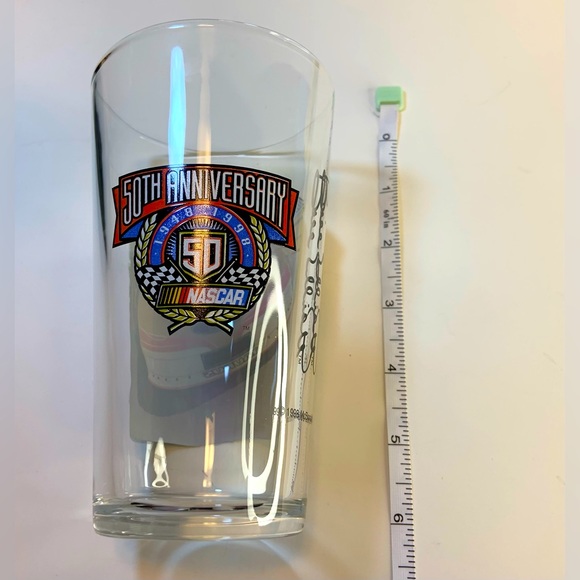 Bill Elliott 1998 Nascar 50th Anniversary McDonald's Set of 3 Drinking Glass - Picture 4 of 4
